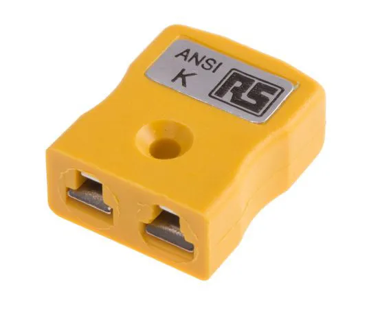 63-5083-69　RS PRO ANSI Miniature Quick Wire Socket Connector for *** with Type K Thermocouple Type K, Miniature　769-1173