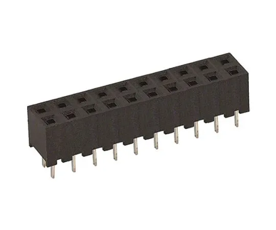 63-5093-25　Hirose A3C Series 2mm Pitch 20 Way 2 Row Straight PCB Socket, Through Hole, Solder Termination　A3C-20DA-2DSC(71)