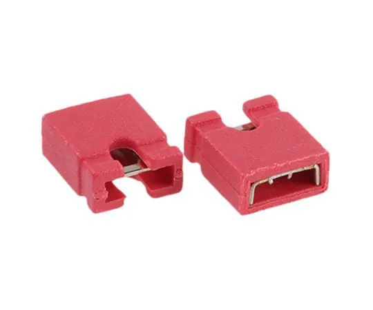 63-4940-26　ASSMANN WSW Jumper Female Straight Red Open Top 2 Way 1 Row 2.54mm Pitch　AKSPT/G RED