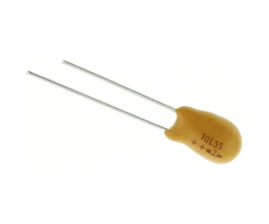 63-4959-41　Vishay Tantalum Capacitor 10μF 35V dc MnO2 Solid ±20% Tolerance 489D Series　489D106X0035F1VE3