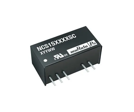 63-5129-61　Murata Power Solutions NCS1 1W Isolated DC-DC Converter Through Hole, Voltage in 4.5 → 18 V dc, Voltage out 5V dc　NCS1S1205SC