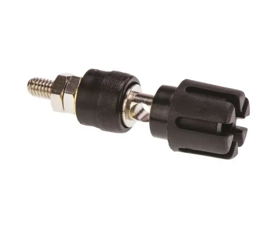 63-4941-65　RS PRO 4mm Black Terminal Post, 30A, 2BA Thread　677-8740