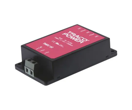 63-5143-30　TRACOPOWER TMDC 60 60W Isolated DC-DC Converter Chassis Mount, Voltage in 18 → 75 V dc, Voltage out 24V dc　TMDC 60-4815