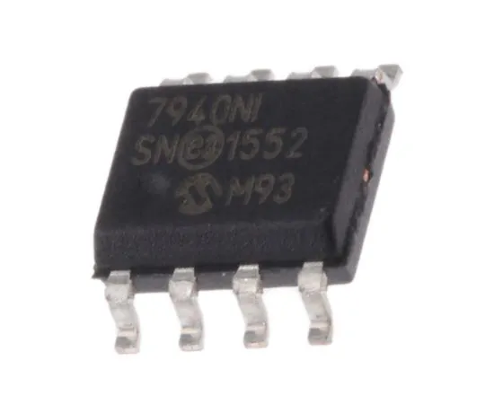 63-5112-98　Microchip MCP7940N-I/SN, Real Time Clock (RTC), 64B RAM Serial-I2C, 8-Pin SOIC　MCP7940N-I/SN