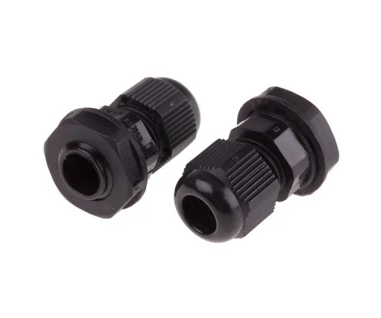 63-5135-25　RS Pro PG7 Cable Gland With Locknut, Nylon, IP68　822-9666