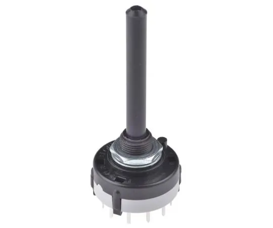 63-5153-87　Lorlin, 6 Position DP Rotary Switch, 150 mA, Solder　CK1060