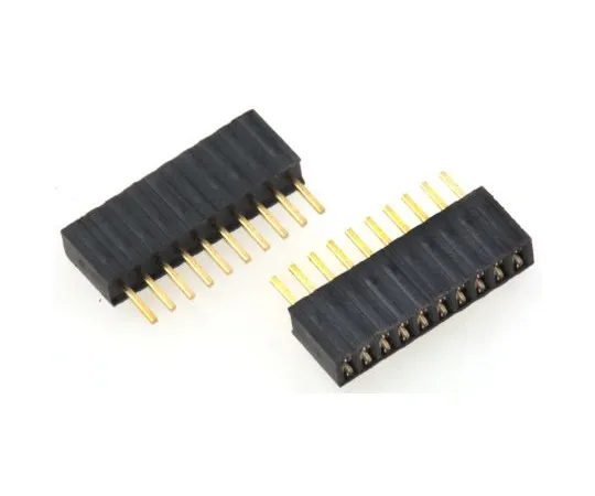 63-4950-72　HARWIN 1.27mm Pitch 10 Way 1 Row Straight PCB Socket, Through Hole, Solder Termination　M52-5001045