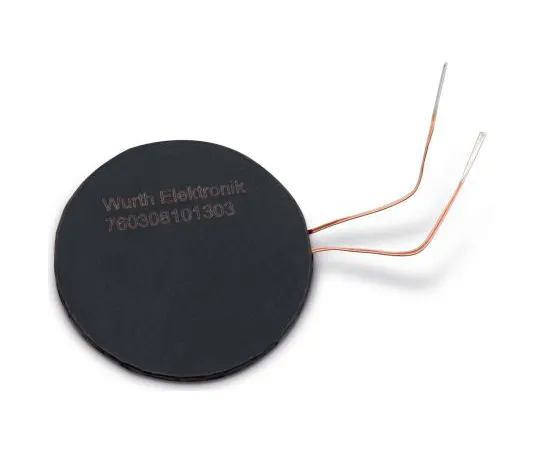 63-5152-77　Wurth 47 μH ±10% Ferrite Wireless Charging Receiver Coil, Max SRF:8MHz, Q:25, 1.5A Idc, 500mΩ Rdc WE-WPCC　760308101303