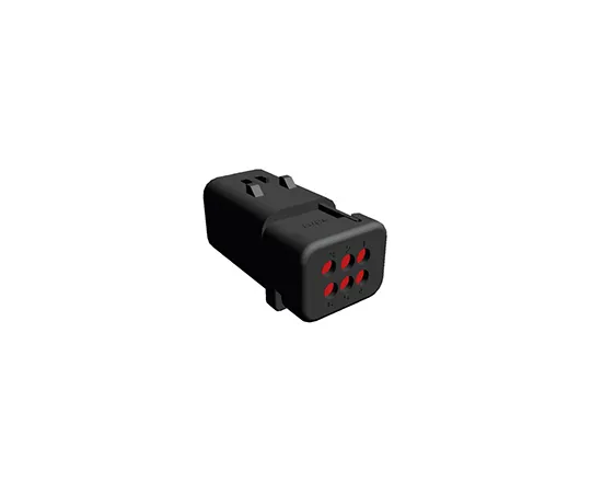 63-5028-36　TE Connectivity AMPSEAL 16 Series, 2 Row 6 Way Clip Mount Plug Housing　776434-1