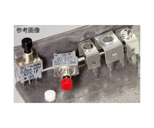 63-5075-06　Pushbutton Switch Single Pole Double Throw (SPDT) 50 mA @ 48 V ac/dc Momentary PCB　AP1F-2S-Z