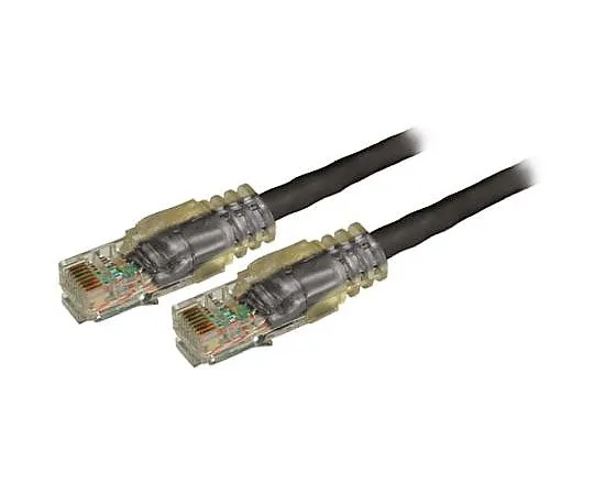 63-5106-47　RS Pro Black LSZH Cat5e Cable UTP, 15m Male RJ45/Male RJ45　791-6983