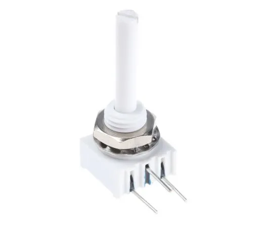 63-5105-55　Vishay 1 Gang Rotary Cermet Potentiometer with a 3 mm Dia. Shaft, 5kΩ, ±10%, 0.5W, Linear P10XXAI502KB30　P10XXAI502KB30