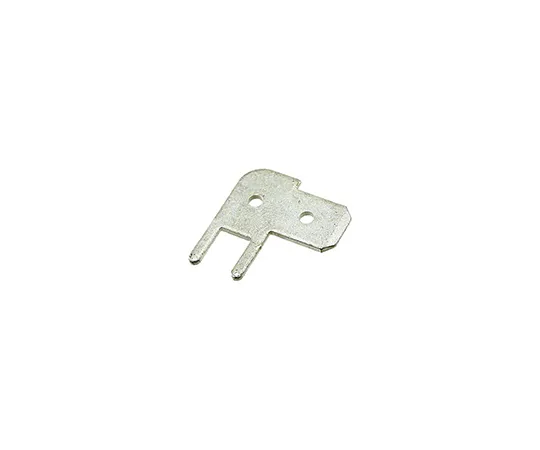 63-4948-23　TE Connectivity Crimp Tab Terminal, Uninsulated, Tin over Copper Plated, Right Angle, 4.8 x 0.5mm　726389-2