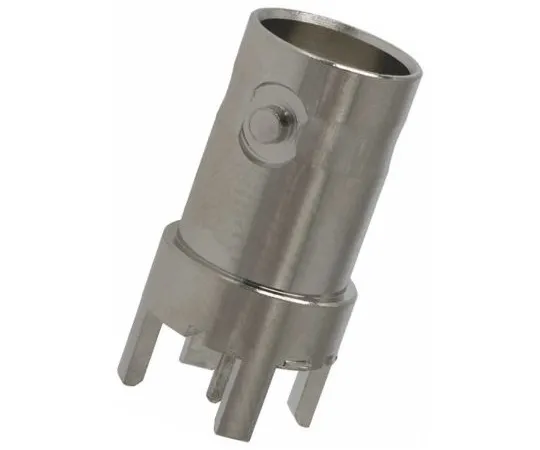 63-5134-50　TE Connectivity BNC Series Straight 50Ω PCB Mount BNC Connector, jack, Nickel, Through Hole Termination　5222420-1