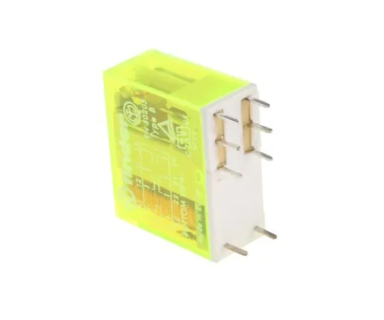 63-6546-09　Finder50 Series DPDT Non-Latching Relay PCB Mount, 5V dc Coil, 8A　50.12.9.005.1000