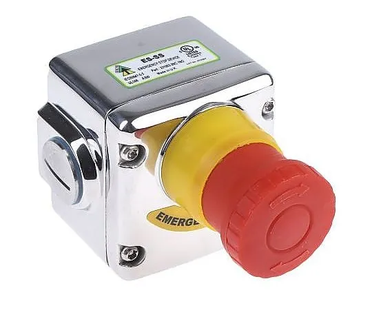 63-5137-09　IDEM, Red/Unpainted, Twist to Reset 40mm Round Head Emergency Button　231002