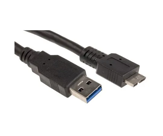 63-5105-26　Roline USB 3.0, Male USB A to Male Micro USB B, 2m USB Cable　11.02.8875-10