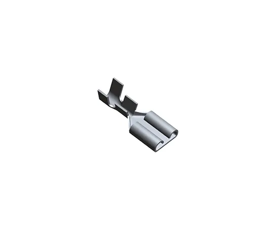 63-5102-52　TE Connectivity FASTON .250 Series Crimp Receptacle, 6.35 x 0.81mm, 2mm² to 6mm², 14AWG to 10AWG, Tin Plated　61227-1