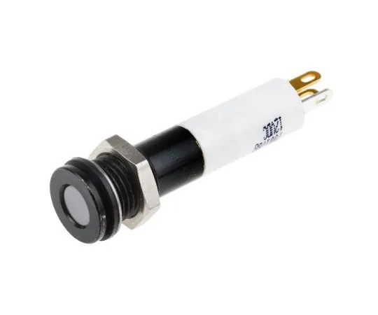 63-4977-95　RS PRO Green, Red, Yellow Indicator, 12 V dc, 8mm Mounting Hole Size, Solder Tab Termination, IP67　700-1788