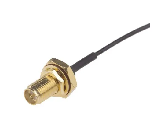 63-5108-87　RS PRO Black Male RP-SMA to Male U.FL RF Coaxial Cable, 50 Ω　794-2835