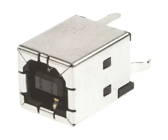 63-5013-64　TE Connectivity 1 Port Straight Through Hole Mount Female Type B USB Connector　5788336-1