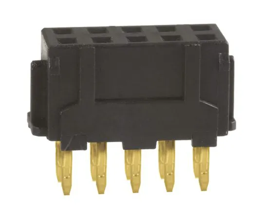 63-5078-80　Hirose DF11 Series 2mm Pitch 10 Way 2 Row Straight PCB Socket, Through Hole, Solder Termination　DF11-10DS-2DSA(06)