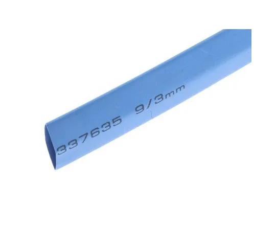 63-4979-24　RS Pro Blue No Heat Shrink Tubing 9mm Sleeve Dia. x 5m Length 3:1 Ratio　700-4494