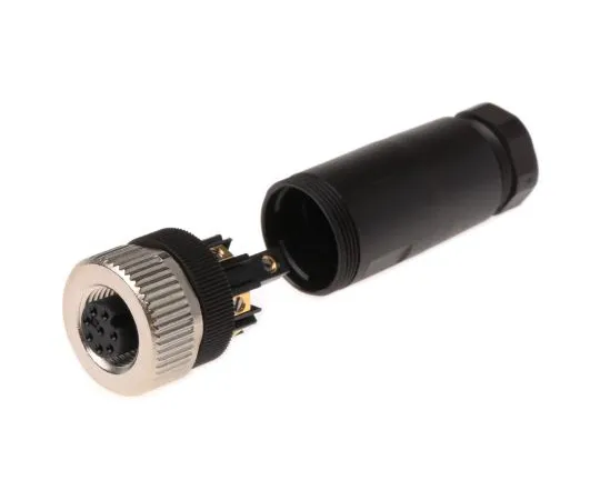 63-4988-61　Binder 713 Series M12 Cable Mount Connector, 8 contacts Socket　99-0486-12-08
