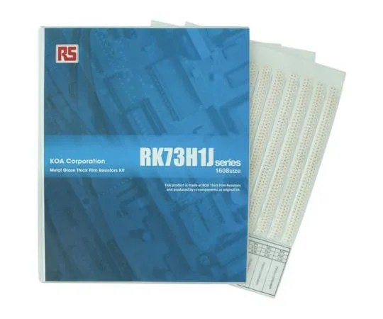 63-5153-20　KOA RK73H1J Thick Film SMT 170 Resistor Kit, with 17000 pieces, 1 Ω to 10 MΩ　RK73H1J-KIT