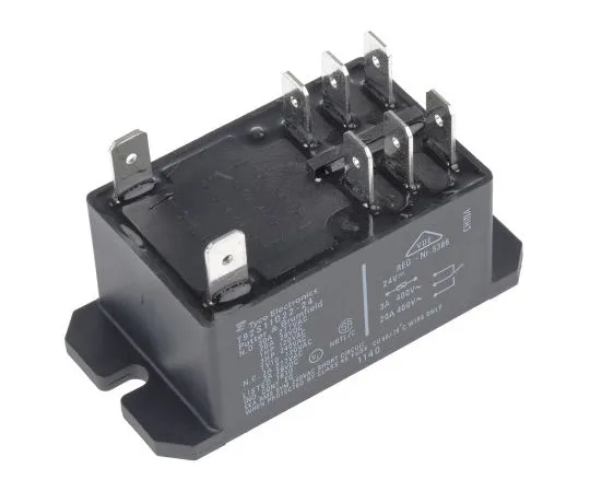63-4947-29　TE ConnectivityT92 DPDT Non-Latching Relay Flange Mount, 24V dc Coil, 30A　T92S11D22-24=T92