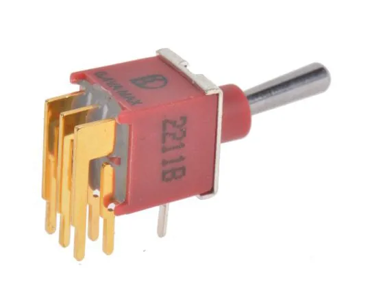 63-5035-98　RS PRO Double Pole Double Throw (DPDT) Toggle Switch, Latching, IP67, PCB　734-7157