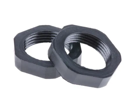 63-6552-99　RS PRO Black Nylon Cable Gland Locknut, PG13.5 Thread　127-423