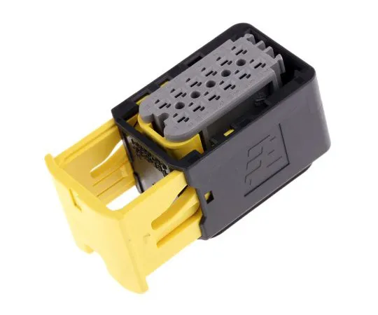 63-5015-39　TE Connectivity HDSCS Series, 2 Row 12 Way Cable Mount Socket Automotive wire connector, with Crimp Termination Method　2-1703639-1