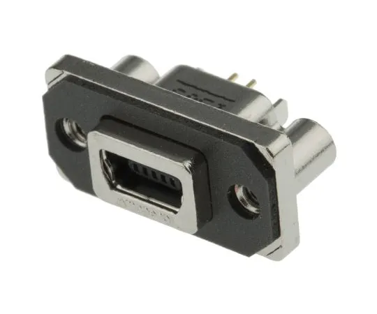 63-5026-99　Amphenol MUSB Series, , Through Hole Mount, Version 2 Type B Mini USB Connector, Receptacle　MUSBB55104