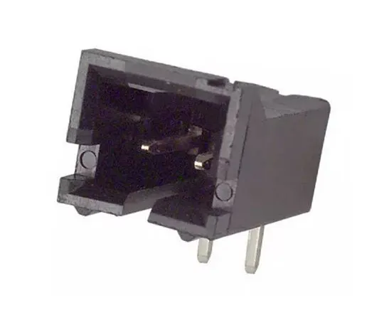 63-5014-65　TE Connectivity AMPMODU MTE, 2 Way, 1 Row, Right Angle PCB Header　5-103635-1