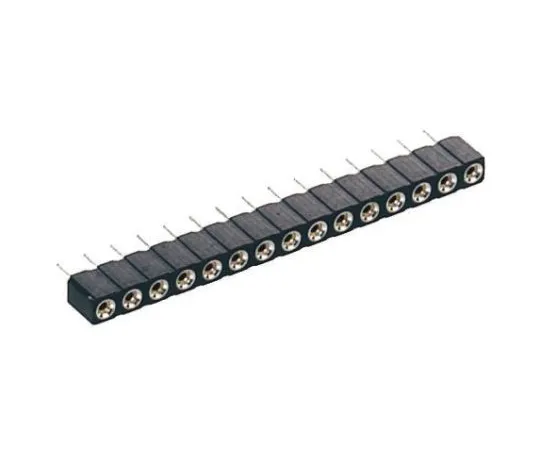 63-4983-40　4 Way Preci-Dip Straight Through Hole 2.54mm SIL Socket, Solder, 3A 100 V ac, 150 V dc　310-87-104-01-640101