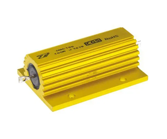 63-5020-53　TE Connectivity HSA05 Series Aluminium Ho***d Solder Lug Wire Wound Panel Mount Resistor, 100Ω ±5% 100W　HSC100100RJ