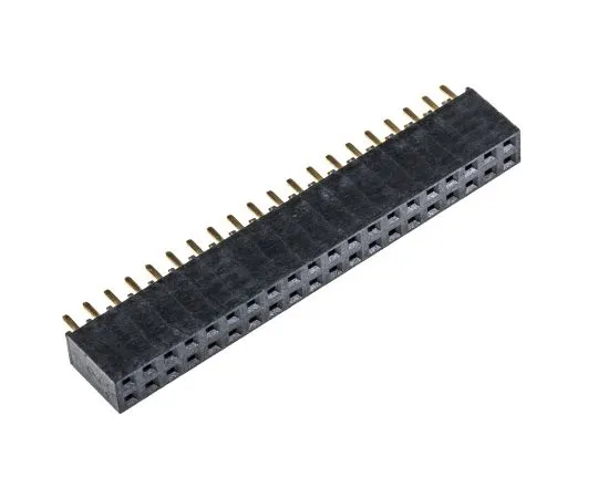63-5080-38　Samtec SSW Series 2.54mm Pitch 40 Way 2 Row Straight PCB Socket, Through Hole, Solder Termination　SSW-120-01-G-D