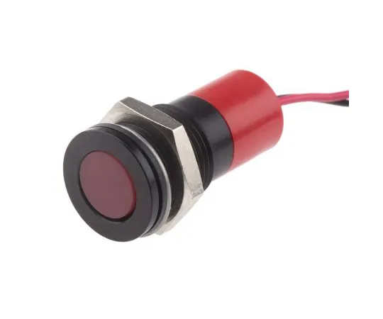 63-4985-94　RS PRO Red Indicator, 24 V dc, 14mm Mounting Hole Size, Lead Wires Termination, IP67　703-8992