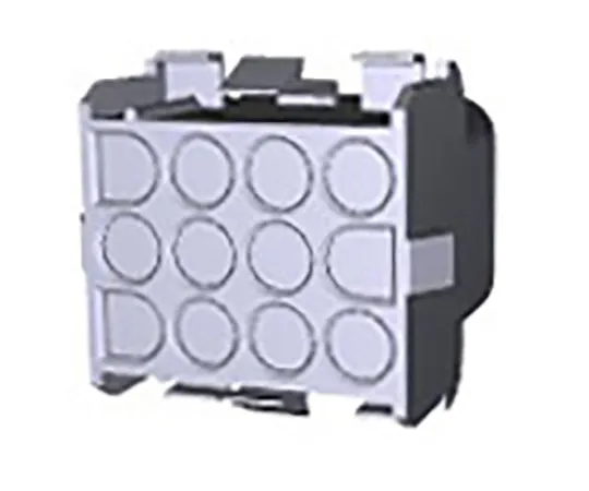 63-5153-33　TE Connectivity Universal MATE-N-LOK Female Connector Housing, 6.35mm Pitch, 12 Way, 3 Row　1-480709-0