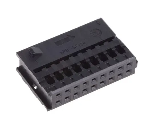 63-5013-59　TE Connectivity Micro Quadlock System Series, 2 Row 18 Way Cable Mount Socket Housing　1355348-1