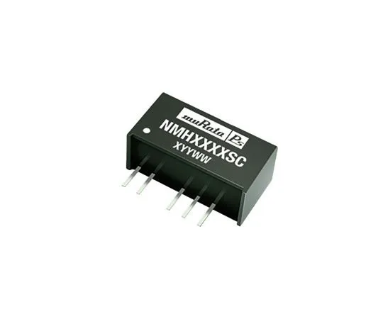 63-4967-64　Murata Power Solutions NMH 2W Isolated DC-DC Converter Through Hole, Voltage in 4.5 → 5.5 V dc, Voltage out ±9V　NMH0509SC