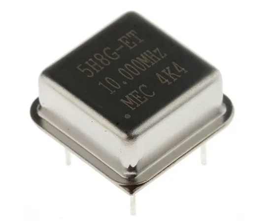 63-5082-06　MERCURY, 10 MHz Clock Oscillator, ±50ppm HCMOS, TTL, 8-Pin PDIP 5H8ET-10.000　5H8ET-10.000