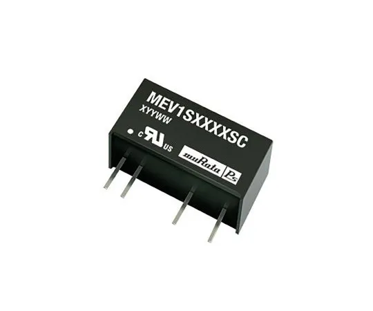 63-4967-49　Murata Power Solutions MEV1 1W Isolated DC-DC Converter Through Hole, Voltage in 4.5 → 5.5 V dc, Voltage out 5V　MEV1S0505SC