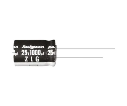 63-5027-72　Rubycon 220μF 35V dc Aluminium Electrolytic Capacitor, Through Hole 10 (Dia.) x 12.5mm +105°C 10mm 5mm　35ZLG220MEFC10X12.5