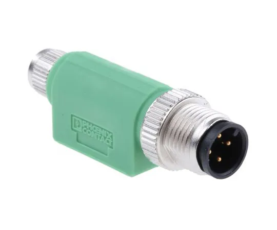 63-5021-07　Phoenix Contact 4 Pole M12 Plug to 4 Pole M8 Socket Adapter　1519765