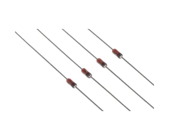 63-4977-08　Vishay, 6.2V Zener Diode 6% 500 mW Through Hole 2-Pin DO-35　BZX55C6V2-TAP