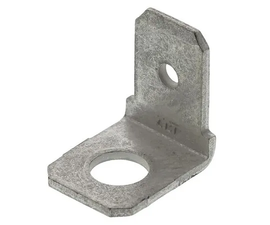 63-5014-17　TE Connectivity FASTON .250 Series , 90° Mount Angle Stud Mount Tab Terminal, 6.35 x 0.81mm Tin Plated　141879-2