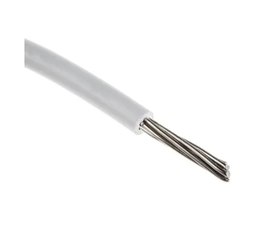 63-5157-32　RS PRO White Hook Up Wire UL1007, 0.13 mm², 300 V 26 AWG, 100m　874-0419
