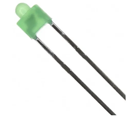 63-5151-87　2.5 V Green LED 1.8 mm Through Hole, Kingbright L-4060GD　L-4060GD